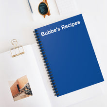 Load image into Gallery viewer, Bubbe&#39;s Recipes Notebook