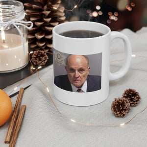 Rudy Giuliani Fulton County Jail Mug Shot Mug