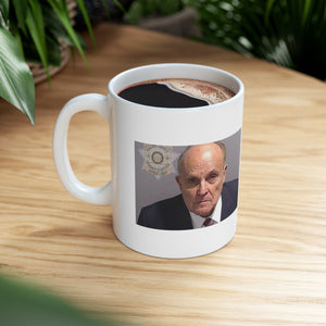 Rudy Giuliani Fulton County Jail Mug Shot Mug