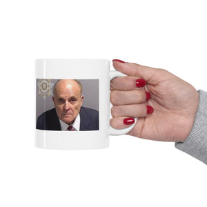 Rudy Giuliani Fulton County Jail Mug Shot Mug