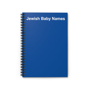 Jewish Baby Names Notebook