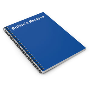 Bubbe's Recipes Notebook