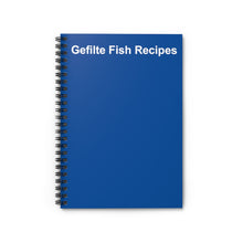 Load image into Gallery viewer, Gefilte Fish Recipes Notebook