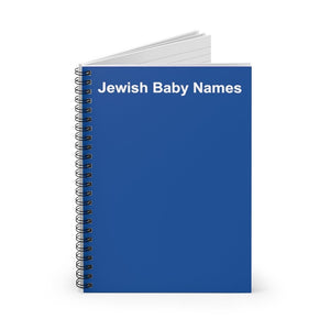 Jewish Baby Names Notebook