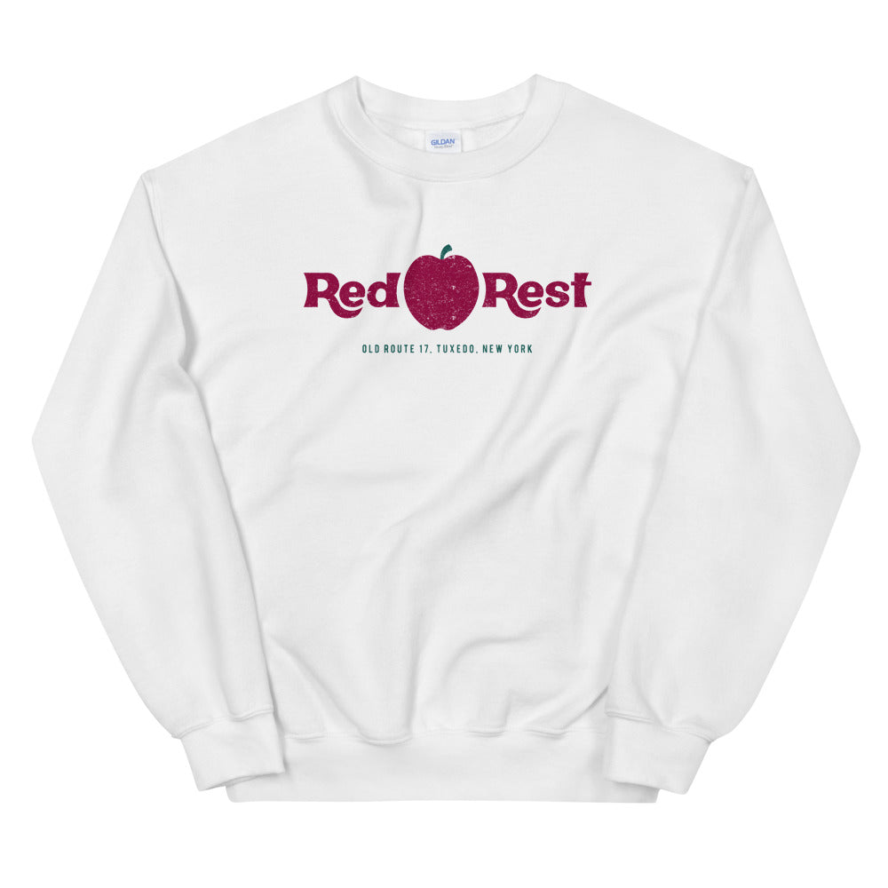 Red Apple Rest Crew Neck Unisex Sweatshirt
