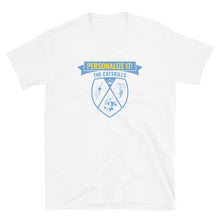Load image into Gallery viewer, PERSONALIZE IT! Badge (Blue Print) Unisex T-Shirt