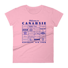 Load image into Gallery viewer, Canarsie Sign Blue Women&#39;s T-Shirt