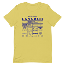 Load image into Gallery viewer, Canarsie Sign Blue Unisex T-Shirt